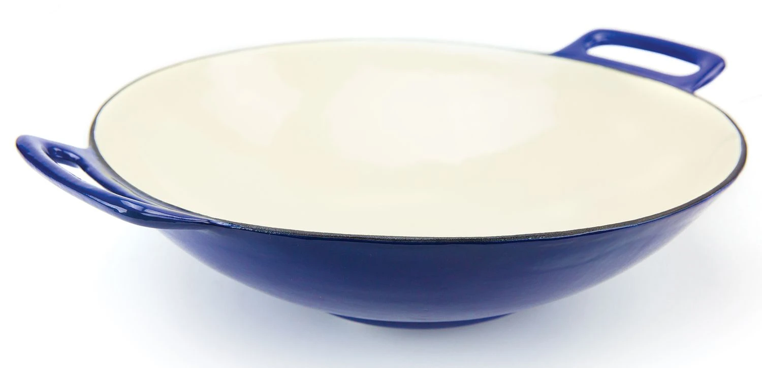 Broil King Wok Aus Gusseisen Porzellanemailliert, Ø 35,6 Cm 1 Broil King Wok Aus Gusseisen Porzellanemailliert, Ø 35,6 Cm