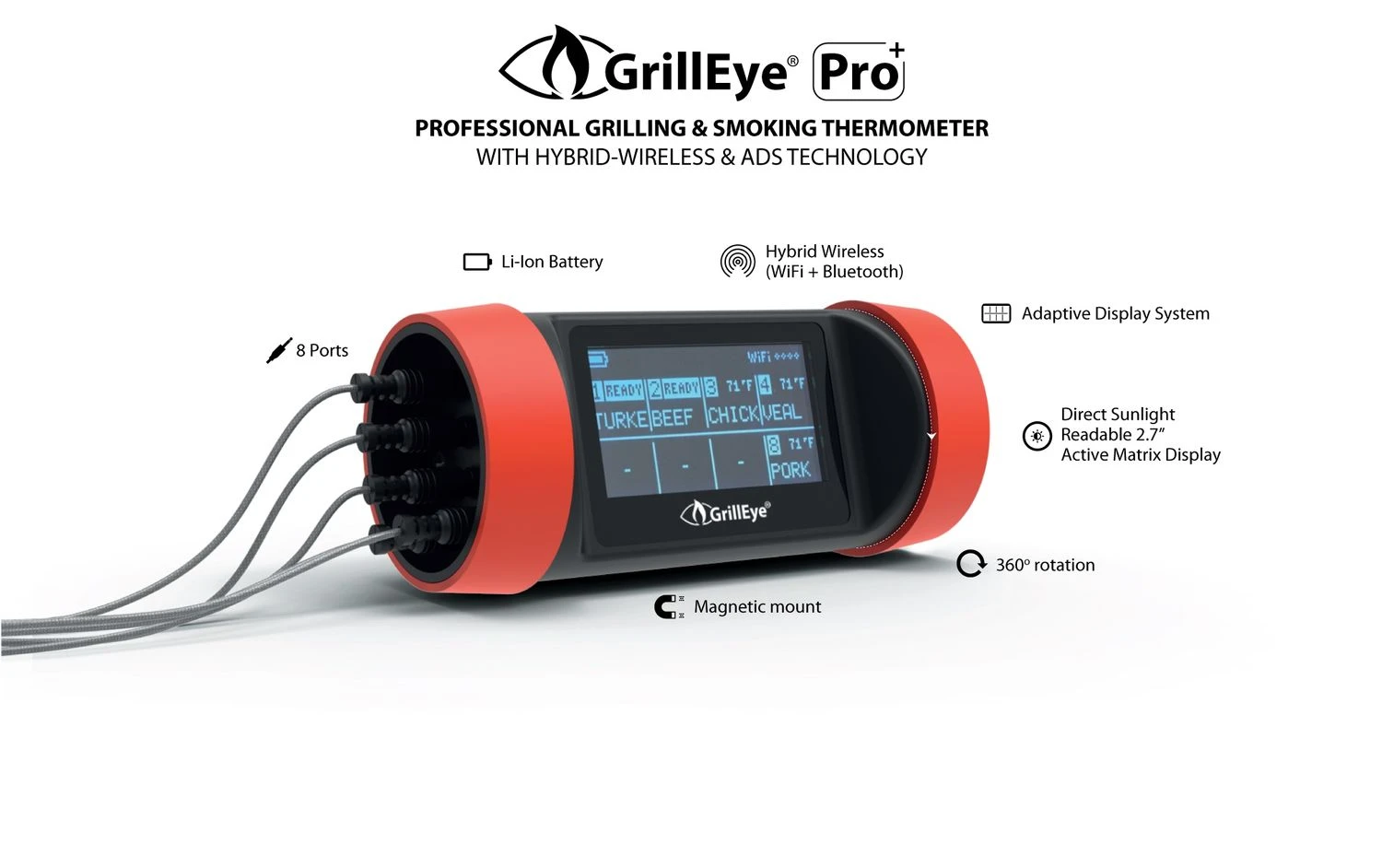 GrillEye Pro Plus Smart Bluetooth Grillthermometer Mit Cloud Funktion 2 GrillEye Pro Plus Smart Bluetooth Grillthermometer Mit Cloud Funktion – Bild 2