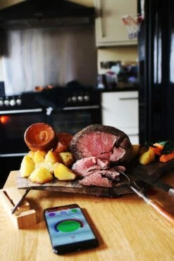 Meater Plus 50 Meter Reichweite Bluetooth Und WLAN Grillthermometer -BBQ Zubehoer Verkaufsgeschäft 18381 Meater Ofenthermometer