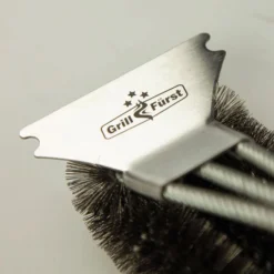 Grillfürst Grillbürste Edelstahl, Mit Langem 3-fach Bürstenkopf Und Schaber -BBQ Zubehoer Verkaufsgeschäft 19 045 Grillfuerst Grillbuerste Edelstahl HL Mood 06