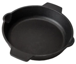 Grillfürst Gusseisenpfanne Mit 2 Griffen Ø 25 Cm - X-DEAL Inkl. Hähnchenbräter / Hähnchenhalter Gusseisen