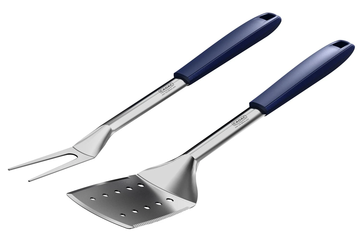 CADAC Grillbesteck-Set Grillgabel Und Wender Edelstahl 1 CADAC Grillbesteck-Set Grillgabel Und Wender Edelstahl