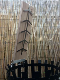 Flammlachsbrett Buche 140mm Klemm-Variante Mit 11mm Nut