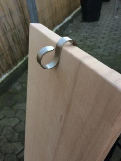 Flammlachsbrett Buche 140mm Klemm-Variante Mit 11mm Nut -BBQ Zubehoer Verkaufsgeschäft 20977 Flammlachsbrett Klemmen OOben