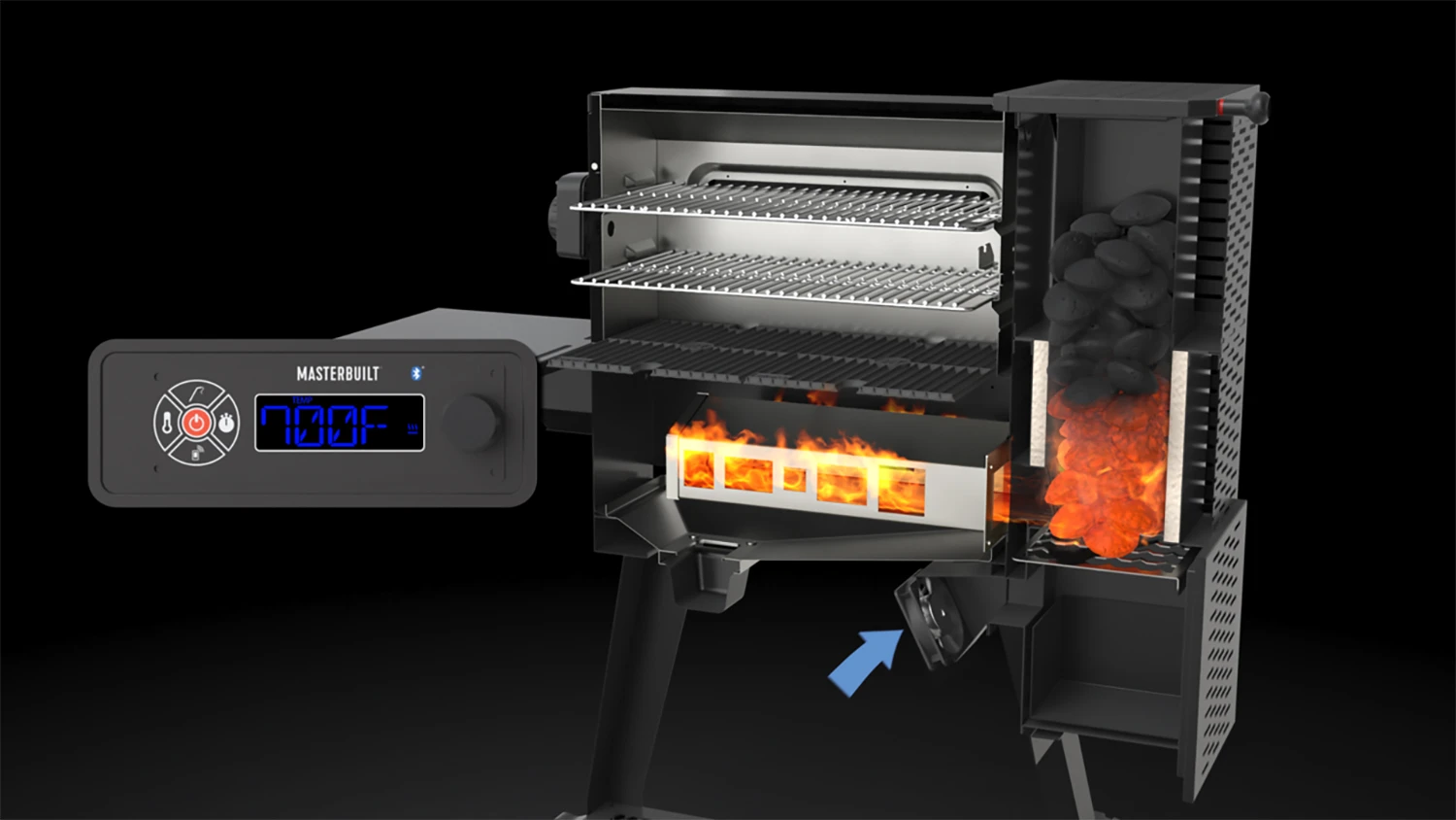 Masterbuilt Gravity 560 - Smarter Holzkohlegrill Und Smoker 9 Masterbuilt Gravity 560 - Smarter Holzkohlegrill Und Smoker – Bild 9