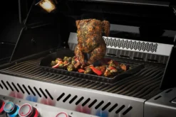 Napoleon Keramische Grillplatte 43 X 25 Cm Mit Geflügelaufsatz -BBQ Zubehoer Verkaufsgeschäft 70150 napoleon keramikplatte haehnchen