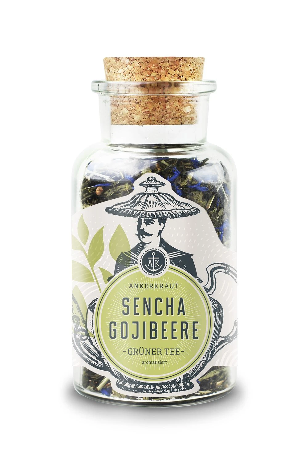 Ankerkraut Tee-Box "Mit Allen Wassern Gewaschen" - Mit Sencha Gojibeere, Nachthimmel, Orange Grapefruit 1 Ankerkraut Tee-Box "Mit Allen Wassern Gewaschen" - Mit Sencha Gojibeere, Nachthimmel, Orange Grapefruit