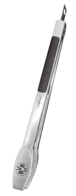 Grillfürst Premium Grillbesteck Set Mit Grillzange, -Wender Und -Gabel - Borussia Dortmund Edition In Geschenkverpackung -BBQ Zubehoer Verkaufsgeschäft BVB Premium Grillzange Edelstahl