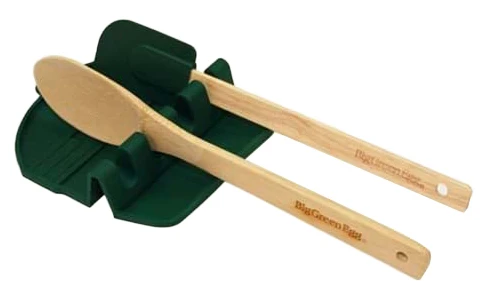 Big Green Egg Kochlöffel Und Pfannenschaber Mit Silikonhalter 1 Big Green Egg Kochlöffel Und Pfannenschaber Mit Silikonhalter