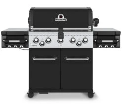 Broil King Regal 590 Black Gasgrill Inkl. Drehspieß - Modell 2023 - SMART Deal Inkl. Grillfürst Grill Control