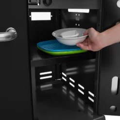 Broil King Regal 590 Black Gasgrill Inkl. Drehspieß - Modell 2023 - SMART Deal Inkl. Grillfürst Grill Control -BBQ Zubehoer Verkaufsgeschäft Broil King Regal 590 Unterwagen Ablage