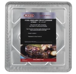 BULL Fettauffangschale Für Fettwanne, 3er Set Für Steer Und Plancha, 60 Cm