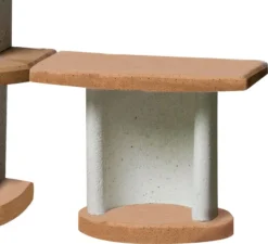 Buschbeck Gartenkamin Carmen Mit Tisch Grau-terra -BBQ Zubehoer Verkaufsgeschäft Buschbeck Grillkamin Carmen Tisch