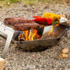 Fennek 4Fire - Mobiler 2-Zonen Grillrost -BBQ Zubehoer Verkaufsgeschäft Fennek 4Fire Grillrost Hexagon