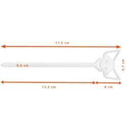 Fennek Burgerspieße 6er Set -BBQ Zubehoer Verkaufsgeschäft Fennek Burgerspiesse Set Abmessungen