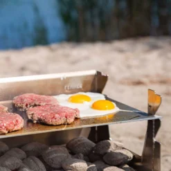 Fennek Edelstahl Plancha / Grillplatte Für Fennek 2.0 5 Fennek Edelstahl Plancha / Grillplatte Für Fennek 2.0 -BBQ Zubehoer Verkaufsgeschäft Fennek Edelstahl Plancha Fennek 2 Spiegeleier