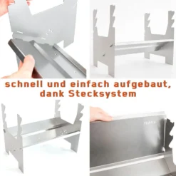 Fennek Grill 2.0 -BBQ Zubehoer Verkaufsgeschäft Fennek Grill 2 Aufbau