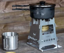 Fennek Hobo Kocher Basic Zum Stecken / Edelstahl Mit Tasche 7 Fennek Hobo Kocher Basic Zum Stecken / Edelstahl Mit Tasche -BBQ Zubehoer Verkaufsgeschäft Fennek Hobo Kocher Basic Brennpaste