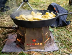 Fennek Erweiterungskit Für Hobo Kocher Basic -BBQ Zubehoer Verkaufsgeschäft Fennek Hobo Kocher Basic Erweiterungskit Anwendung 01