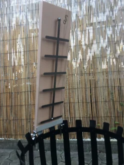 Flammlachsbrett Buche 140mm Schraub-Variante Mit 11mm Nut