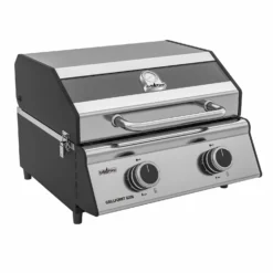 Grillfürst G201E 2-Brenner Gasgrill Portabel V2 - Wohnmobilgrill - 30mbar (EU-Gasgrill) -BBQ Zubehoer Verkaufsgeschäft G201 Grill HL 01 Freisteller