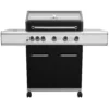 Grillfürst G510E Grill Control Edition 5-Brenner Gasgrill Mit Grill Control, Hochtemperaturbrenner Und Edelstahl Rosten