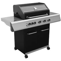 Grillfürst G510G Grill Control Edition 5-Brenner Gasgrill Mit Grill Control, Hochtemperaturbrenner Und Gusseisen Rosten -BBQ Zubehoer Verkaufsgeschäft G510G Gasgrill