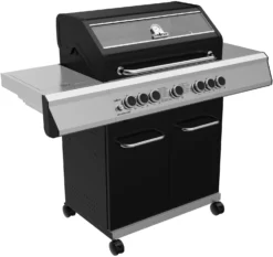 Grillfürst G520E Grill Control Edition 5-Brenner Gasgrill Mit Grill Control, Hochtemperaturbrenner, Heckbrenner Und Edelstahl Rosten -BBQ Zubehoer Verkaufsgeschäft G520E Gasgrill