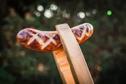 Grillfürst Grillzange Bambus, 60cm Extralang -BBQ Zubehoer Verkaufsgeschäft Grillfuerst Bambus Grillzange Bratwurst