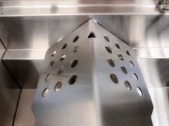 Grillfürst G201E 2-Brenner Gasgrill Portabel V2 - Wohnmobilgrill - 30mbar (EU-Gasgrill) -BBQ Zubehoer Verkaufsgeschäft Grillfuerst Campinggrill G201E Flammenschutzblech Edelstahl