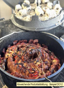 Grillfürst Dutch Oven BBQ Edition DO28 - XXL Dutch Oven -BBQ Zubehoer Verkaufsgeschäft Grillfuerst Dutch Oven DO28 BBQ Edition Ribs