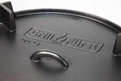 Grillfürst Dutch Oven BBQ Edition DO12 -BBQ Zubehoer Verkaufsgeschäft Grillfuerst Dutch Oven Gusseisen DO12 Deckel