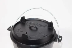 Grillfürst Dutch Oven Set BBQ Edition DO9 - X-Deal Inkl. Pflegepaste, Deckelheber Und Kochlöffel -BBQ Zubehoer Verkaufsgeschäft Grillfuerst Dutch Oven Gusseisen DO9 Henkel