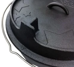 Grillfürst Dutch Oven Set BBQ Edition DO6 - X-DEAL Inkl. Tragetasche / Aufbewahrungstasche, Gusseisen Pflege Und Deckelheber -BBQ Zubehoer Verkaufsgeschäft Grillfuerst Dutch Oven T Fuss 6