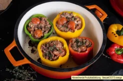 Grillfürst Emaillierter Dutch Oven Ohne Füsse DO7,5 - Rot -BBQ Zubehoer Verkaufsgeschäft Grillfuerst Dutch Oven emailliert Beispiel DO7 5 orange 2