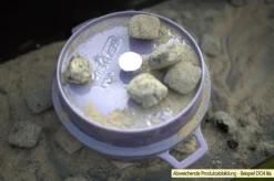 Grillfürst Emaillierter Dutch Oven Ohne Füsse DO4 - Rot -BBQ Zubehoer Verkaufsgeschäft Grillfuerst Dutch Oven farbig Beispiel DO4 lila Briketts