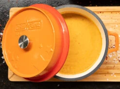 Grillfürst Emaillierter Dutch Oven Ohne Füsse DO6 - Orange 9 Grillfürst Emaillierter Dutch Oven Ohne Füsse DO6 - Orange -BBQ Zubehoer Verkaufsgeschäft Grillfuerst Dutch Oven ohne Fuesse DO6 Suppe