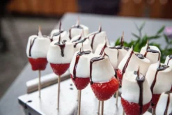 Grillfürst Fingerfood Set: Gemüsekorb Edelstahl, Fingerfood Spießeinsatz Und 100 Holzspieße -BBQ Zubehoer Verkaufsgeschäft Grillfuerst Finger Food Marshmallow Erdbeer Spiesse