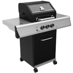 Grillfürst G210G Grill Control Edition 2-Brenner Gasgrill Mit Grill Control, Hochtemperaturbrenner Und Gusseisen Rosten -BBQ Zubehoer Verkaufsgeschäft Grillfuerst Gasgrill G210G Seitenansicht
