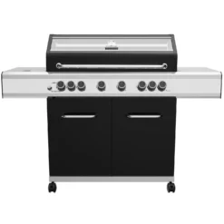Grillfürst G620E Grill Control Edition 6-Brenner Gasgrill Mit Grill Control, Hochtemperaturbrenner, Heckbrenner Und Edelstahl Rosten -BBQ Zubehoer Verkaufsgeschäft Grillfuerst Gasgrill G620E frontal