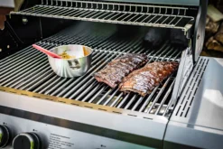 Grillfürst G520G Grill Control Edition 5-Brenner Gasgrill Mit Grill Control, Hochtemperaturbrenner, Heckbrenner Und Gusseisen Rosten -BBQ Zubehoer Verkaufsgeschäft Grillfuerst Gasgrill Rippchen