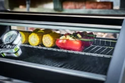 Grillfürst G520G Grill Control Edition 5-Brenner Gasgrill Mit Grill Control, Hochtemperaturbrenner, Heckbrenner Und Gusseisen Rosten -BBQ Zubehoer Verkaufsgeschäft Grillfuerst Gasgrill Warmhalterost Sichtfenster