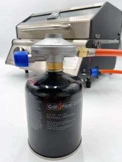 Grillfürst Gaskartusche / Schraubkartusche 450g - 12er Pack - Weber Gaskartusche Alternative Zu: CADAC CA445 Oder Weber Gaskartusche 17669 -BBQ Zubehoer Verkaufsgeschäft Grillfuerst Gaskartusche G201 Campinggrill