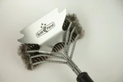 Grillfürst Grillbürste Edelstahl, Mit Breitem 3-fach Bürstenkopf Und Schaber