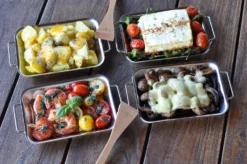 Grillfürst Grillpfännchen 2er Set Mit Schabern -BBQ Zubehoer Verkaufsgeschäft Grillfuerst Grillpfaennchen Set 3