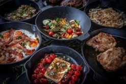 Grillfürst Gusseisen Wok Mit 2 Griffen Ø 30 Cm -BBQ Zubehoer Verkaufsgeschäft Grillfuerst Gusseise Pfannen