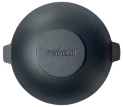 Grillfürst Gusseisen Wok XL Mit 2 Griffen Ø 38 Cm - X-Deal Inkl. Pflegepaste, Ringreiniger Und Kochlöffel -BBQ Zubehoer Verkaufsgeschäft Grillfuerst Gusseisen Wok Boden flach Logo 1