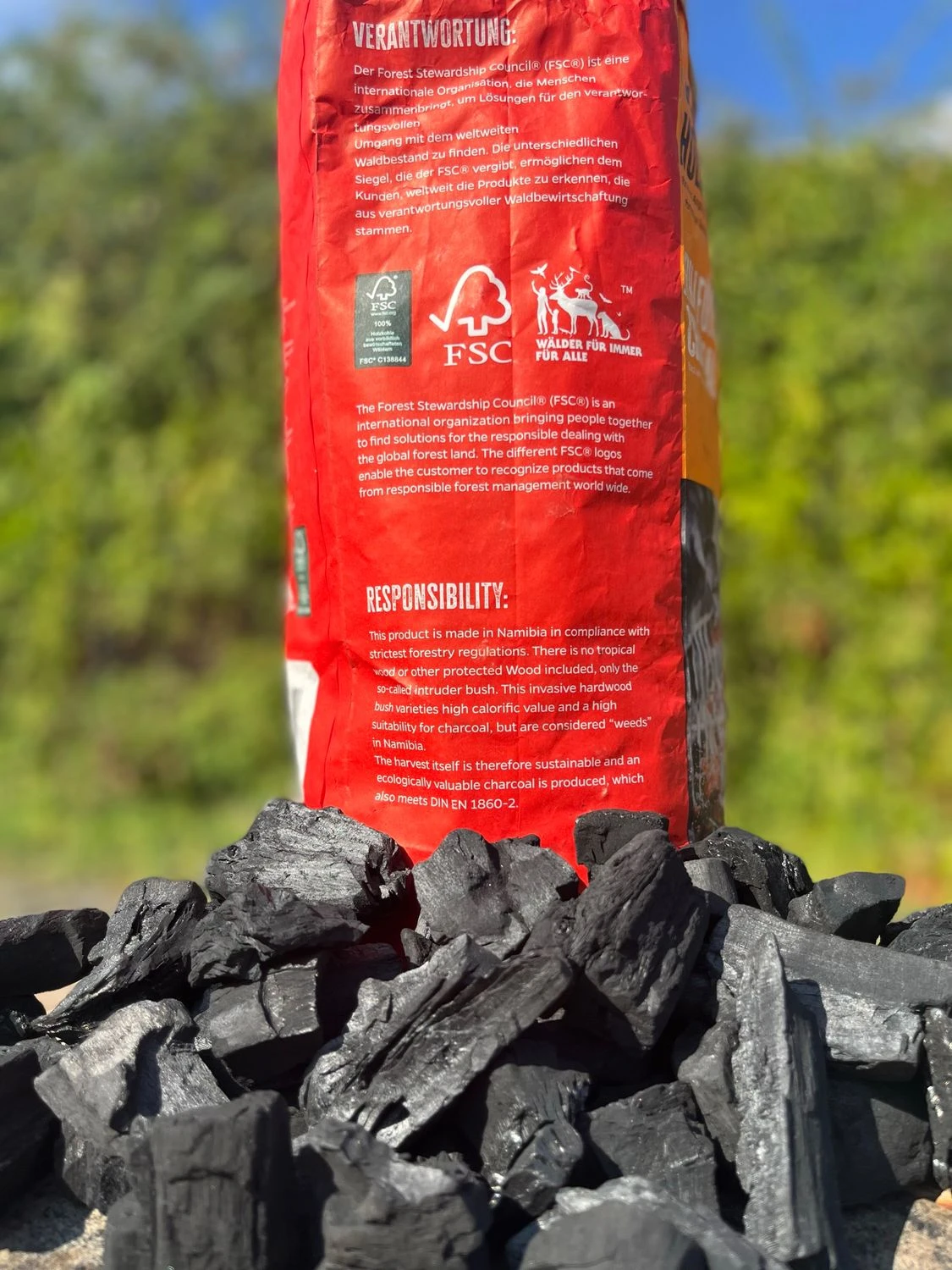 Grillfürst Holzkohle 5kg - Palette Mit 320 Kg (=64 Stk.) 3 Grillfürst Holzkohle 5kg - Palette Mit 320 Kg (=64 Stk.) – Bild 3