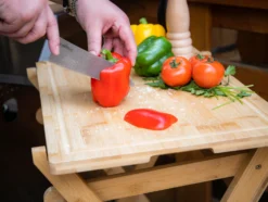 Grillfürst Grill Beistelltisch / Klapptisch Mit Abnehmbaren Schneidebrett 63 Cm X 40 Cm -BBQ Zubehoer Verkaufsgeschäft Grillfuerst Klapptisch Beistelltisch Grilltisch