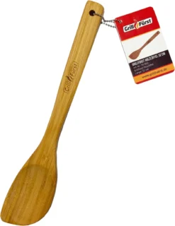 Grillfürst Gusseisen Wok Mit 2 Griffen Ø 30 Cm - X-Deal Inkl. Pflegepaste, Ringreiniger Und Kochlöffel -BBQ Zubehoer Verkaufsgeschäft Grillfuerst Kochloeffel Holzloeffel 20 002 4